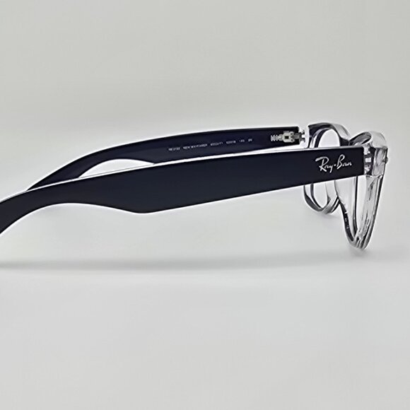 Ray-Ban RB2132 6053/71 Wayfarer Color Mix Matte Blue Sunglasses Frame w/ Case - Picture 6 of 16